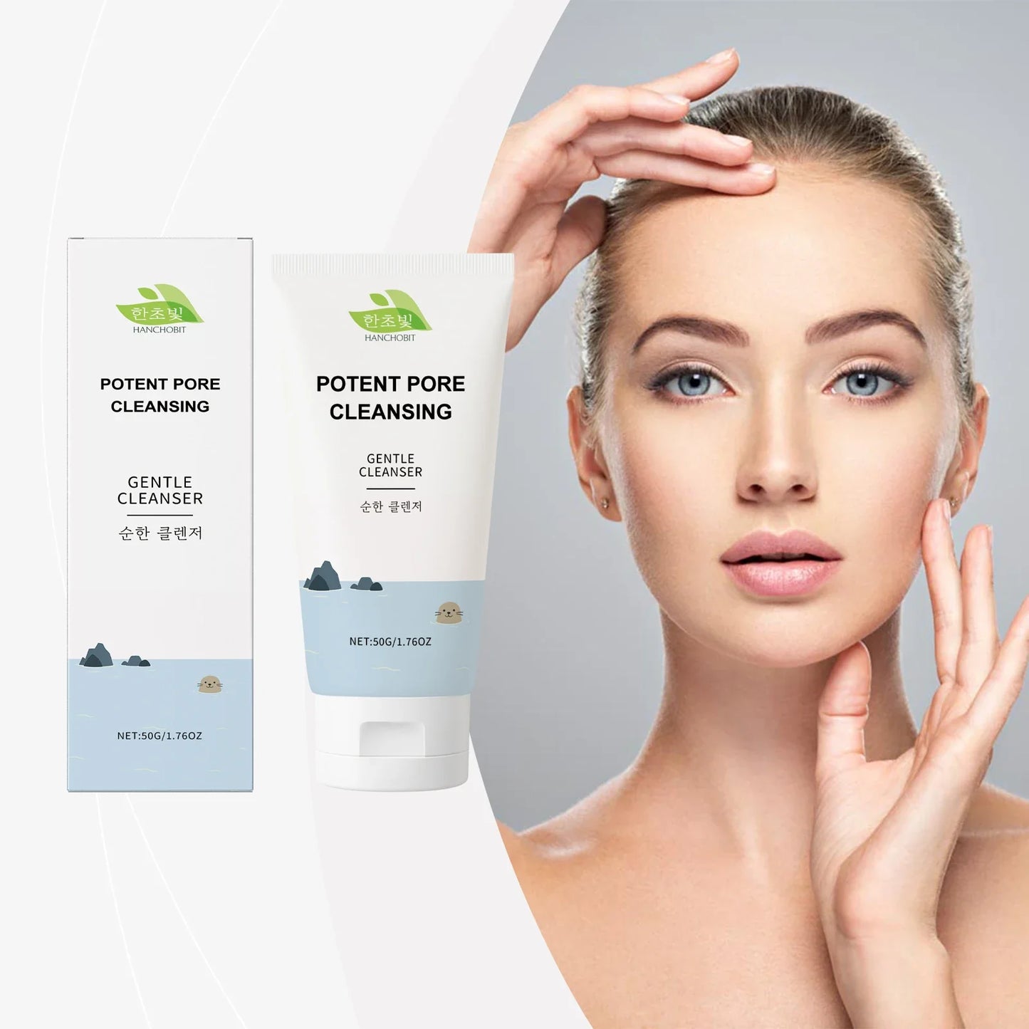 HANCHOBIT Moisturizing Face Cleanser – Hydrating & Pore Refining