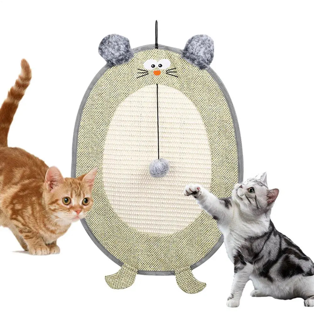 Wall Mount Sisal Cat Scratcher Pad – Furniture Protector