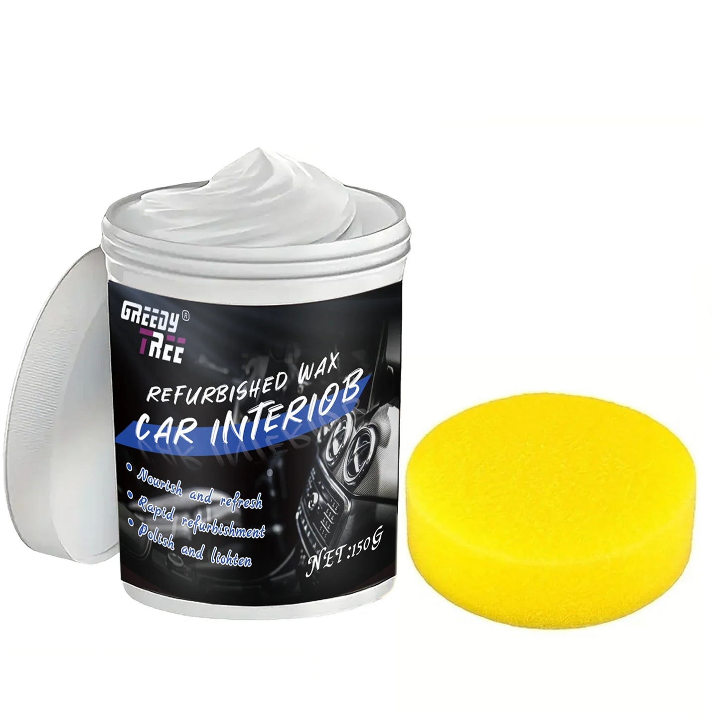 Car Interior Wax – Plastic Trim Restorer, Tire Shine & Anti-Aging Glaze