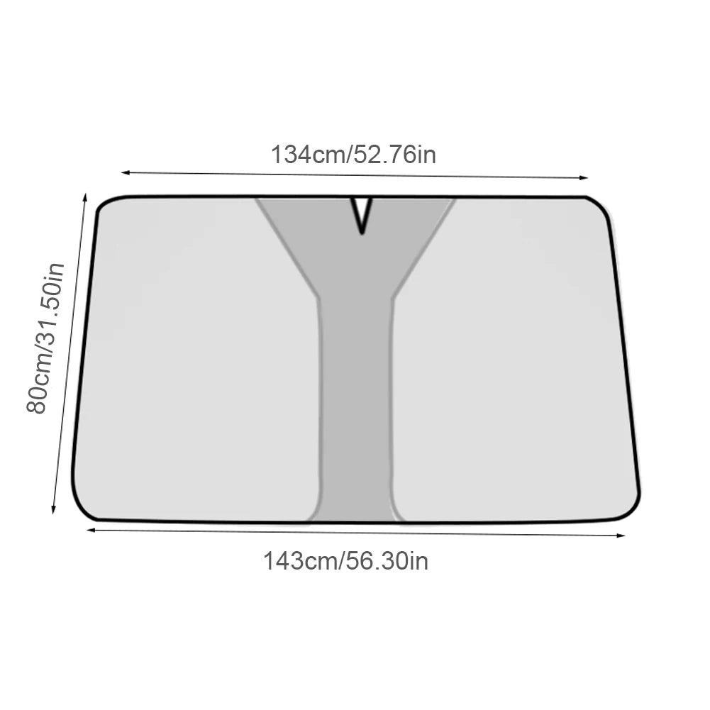 Foldable Windshield Sun Visor – UV & Infrared Reflective Cover Peaceful Pleasures Health and Wellness