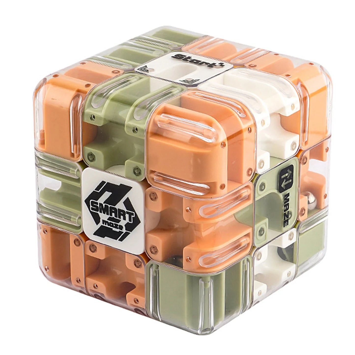 3D Maze Cube Puzzle with Rolling Ball – Brain Teaser Toy