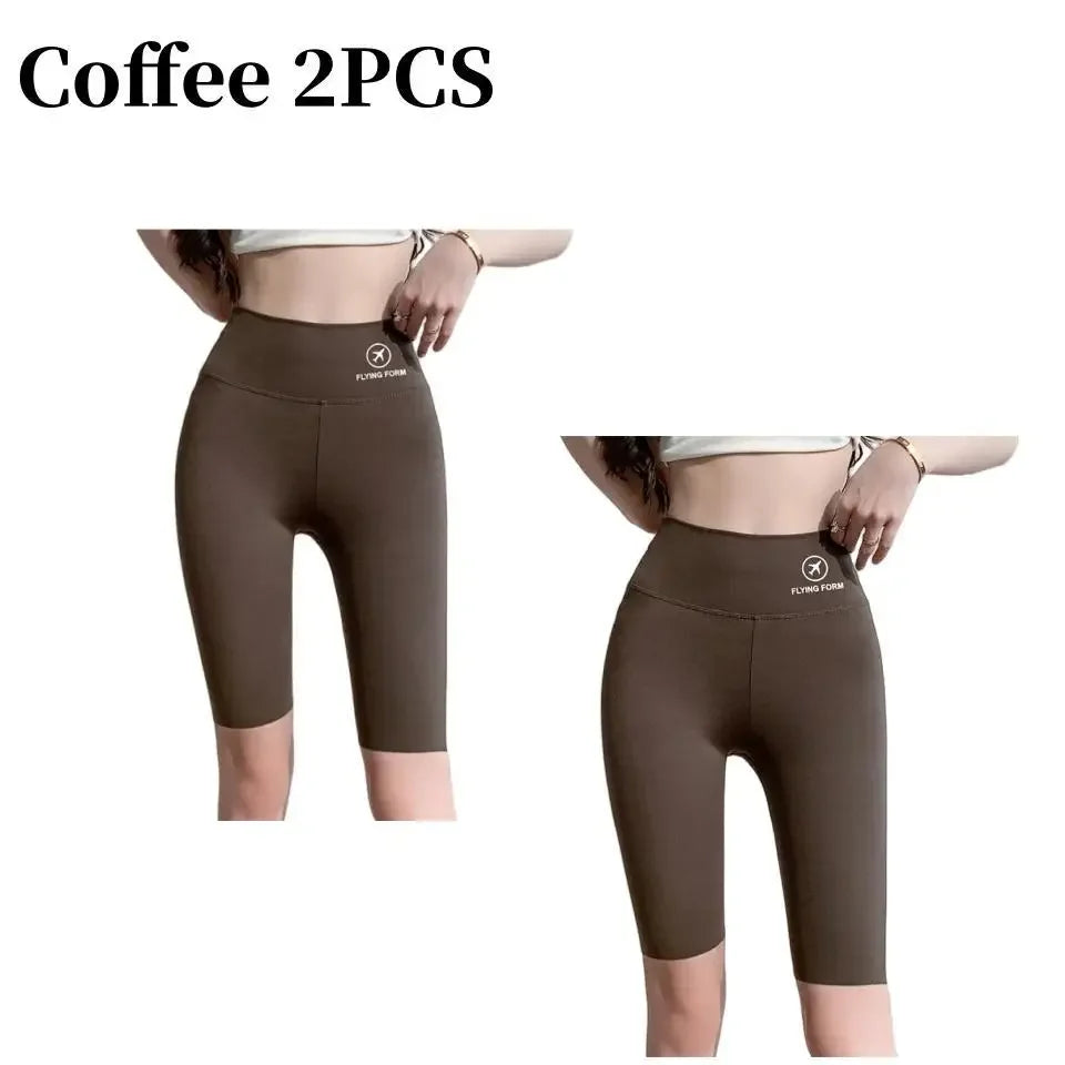 Women's High Waist Shark Shorts – Yoga Running Hip Lift