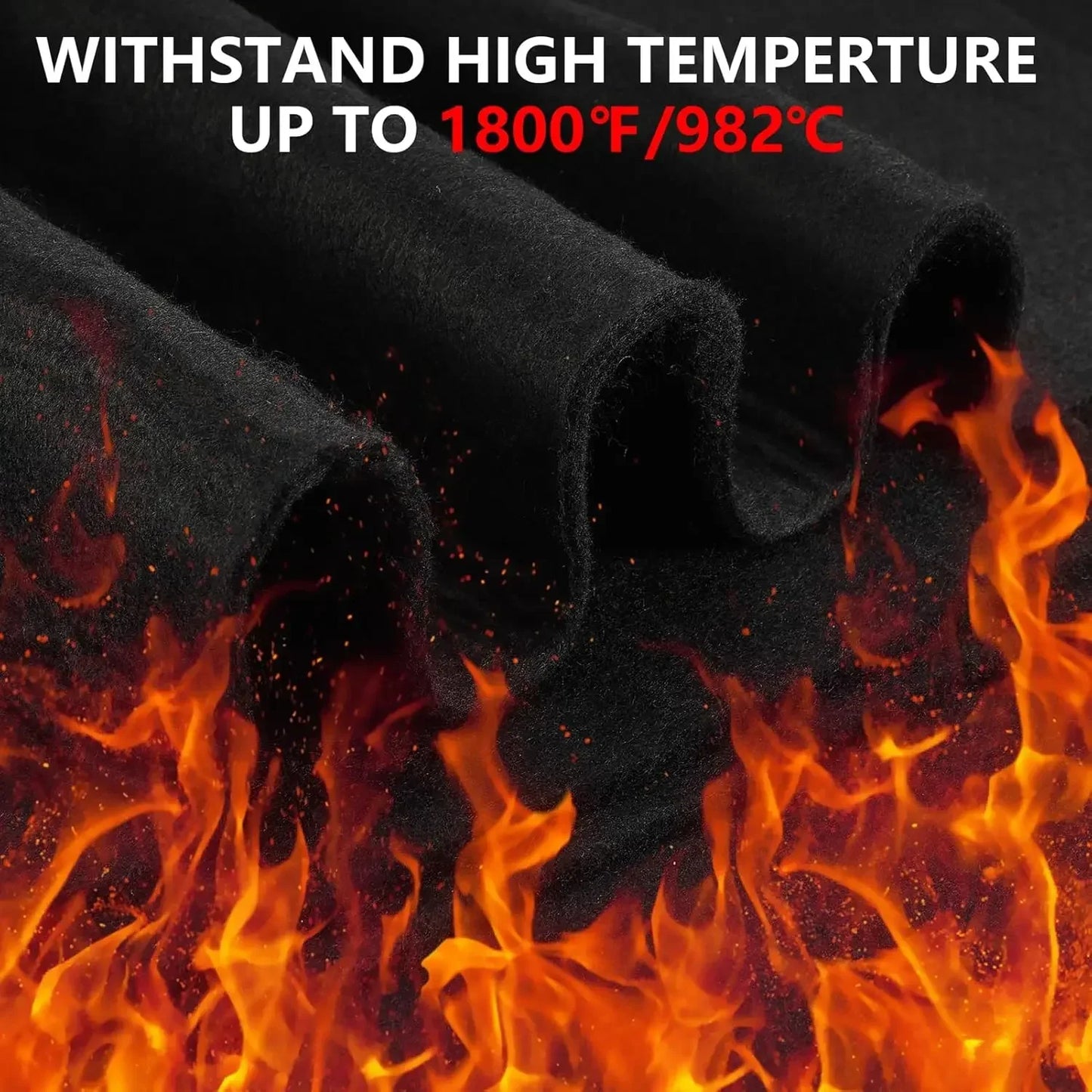 Fireproof Welding Blanket 1000°C Heat Resistant Insulation Mat