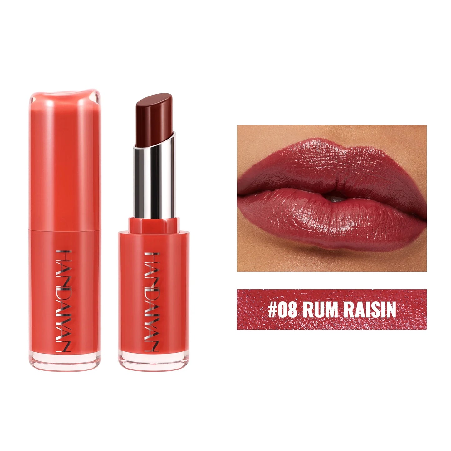 Handaiyan Velvet Matte Lipstick – 8 Colors, Long-Lasting