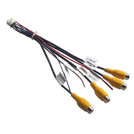 12-Pin Adapter Cable for Android Head Unit 360 Panoramic Camera Camera Cable Adapter Peaceful Pleasures Health and Wellness