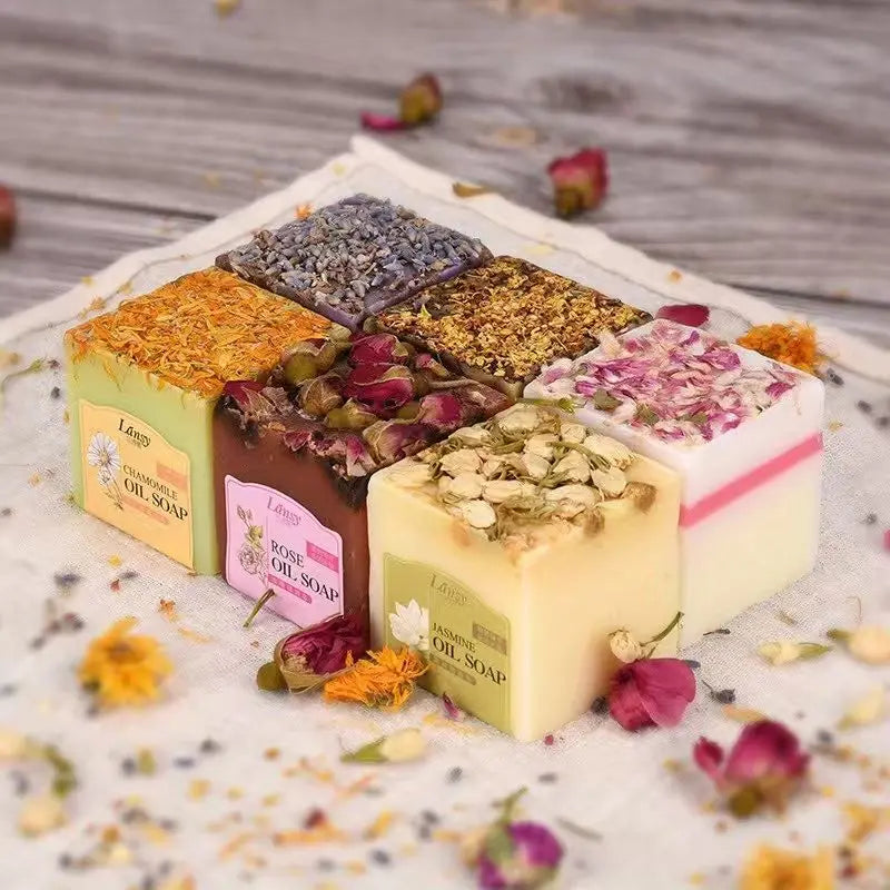 Dried Rose Handmade Essential Oil Facial & Shower Soap