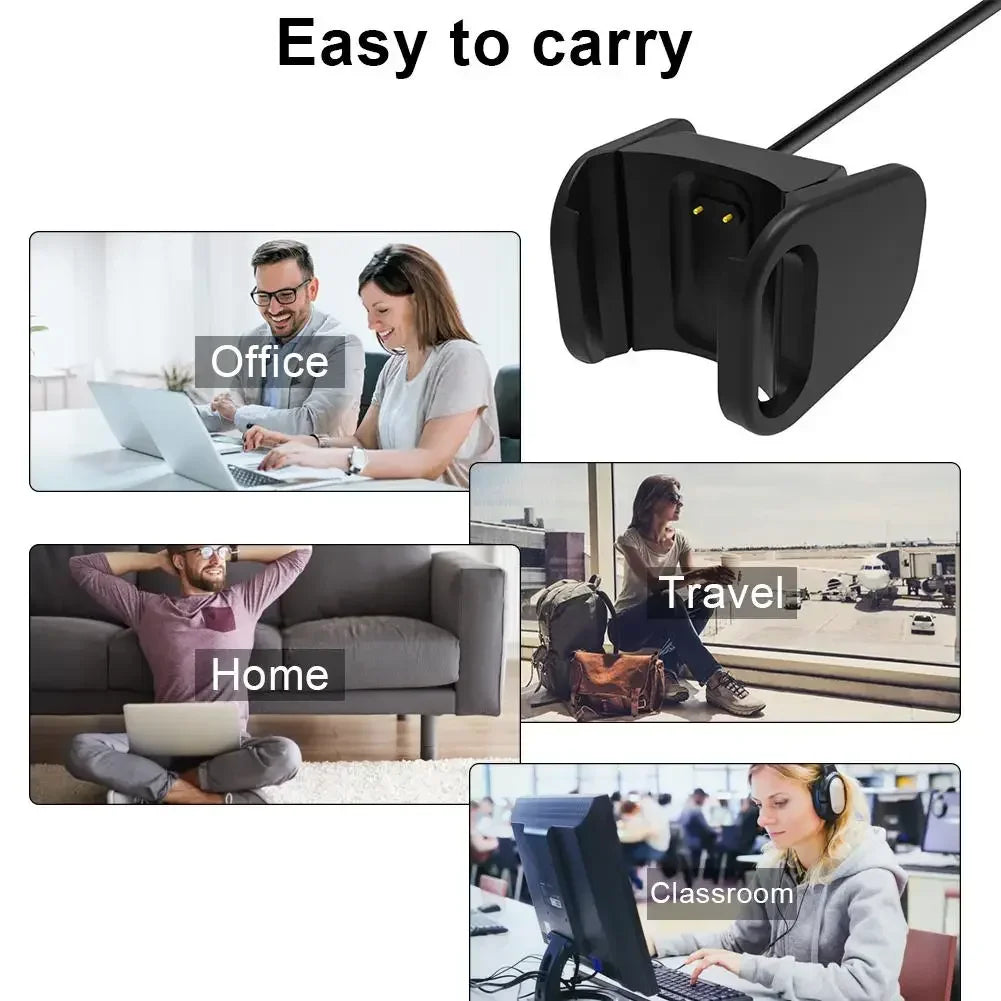 Replacement USB Charger Cord For Fitbit Charge 2 Charger Cable For Fitbit Charge 3 4 Smart Watch Dock Charging Cable Peaceful Pleasures Health and Wellness