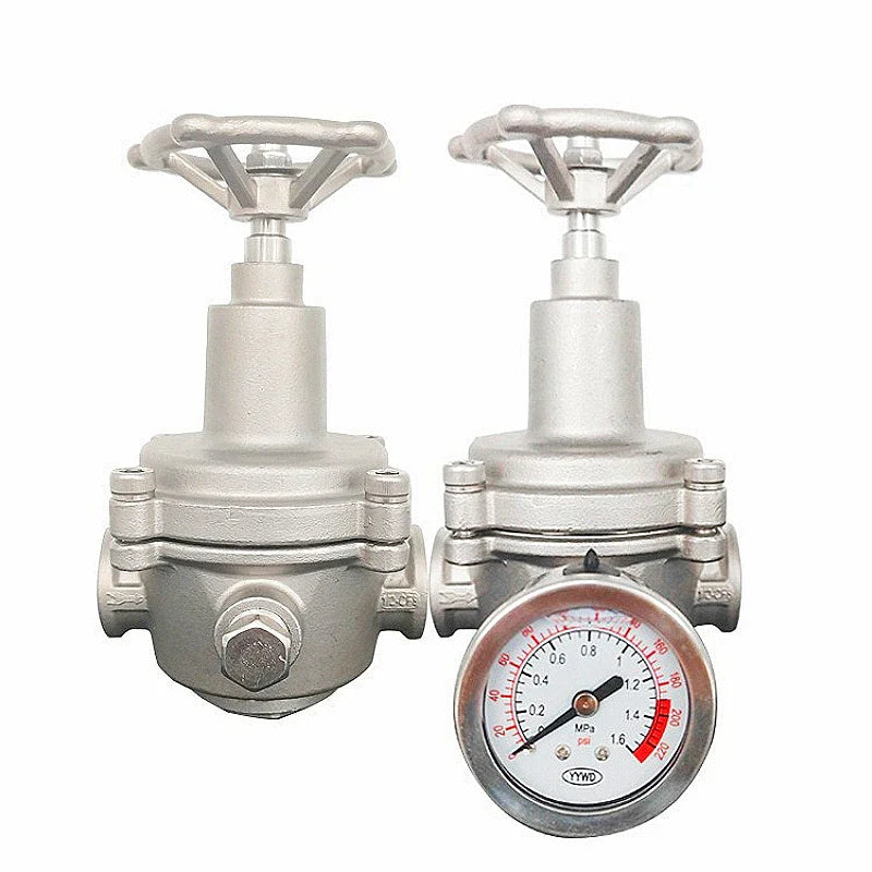 304 Stainless Steel Adjustable Pressure Reducing Valve – High Flow