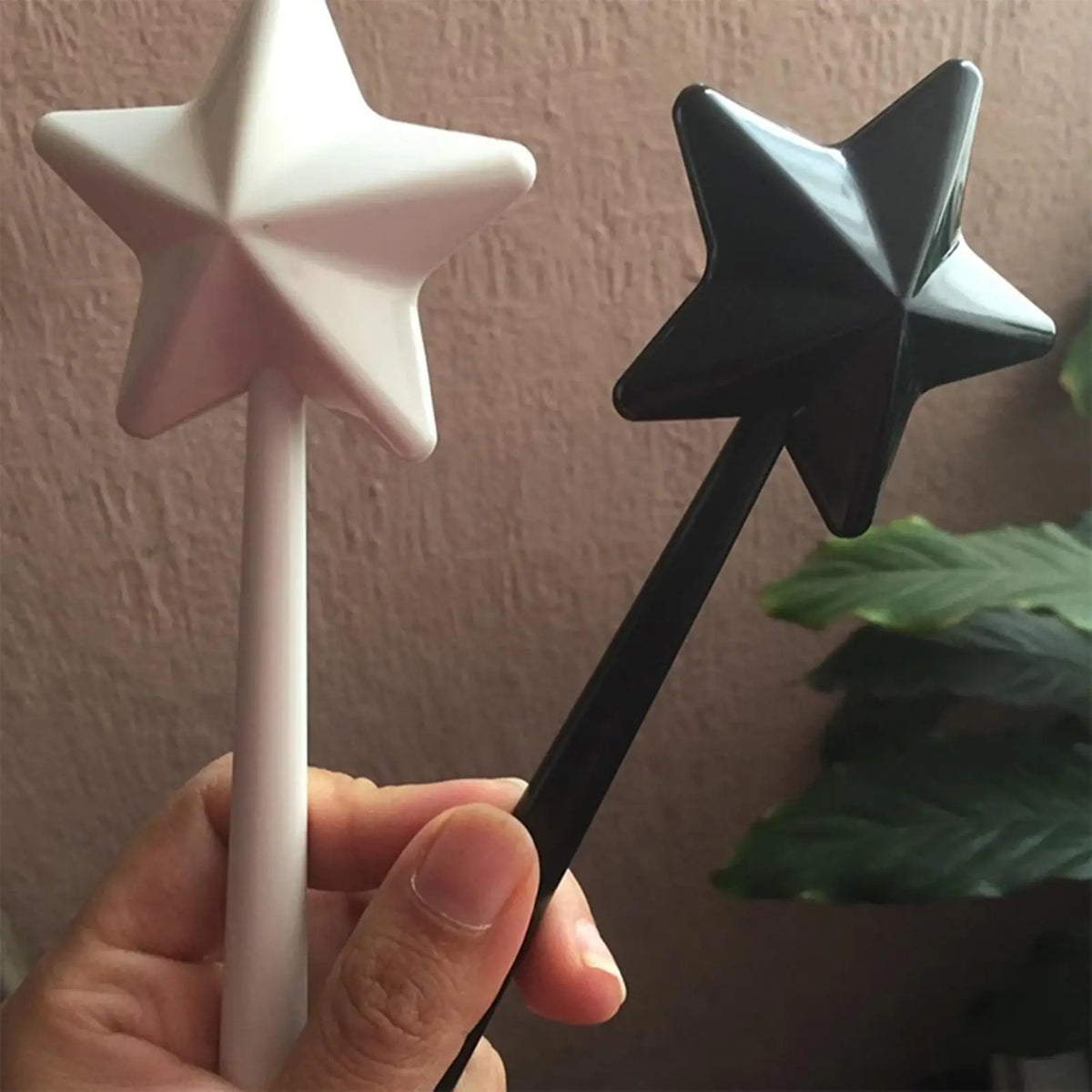Portable Salt Pepper Shakers Refillable Magicals Star Wand Spices Dispenser Seasoning Shaker Set Kitchen & Dining BBQ Supplies Peaceful Pleasures Health and Wellness