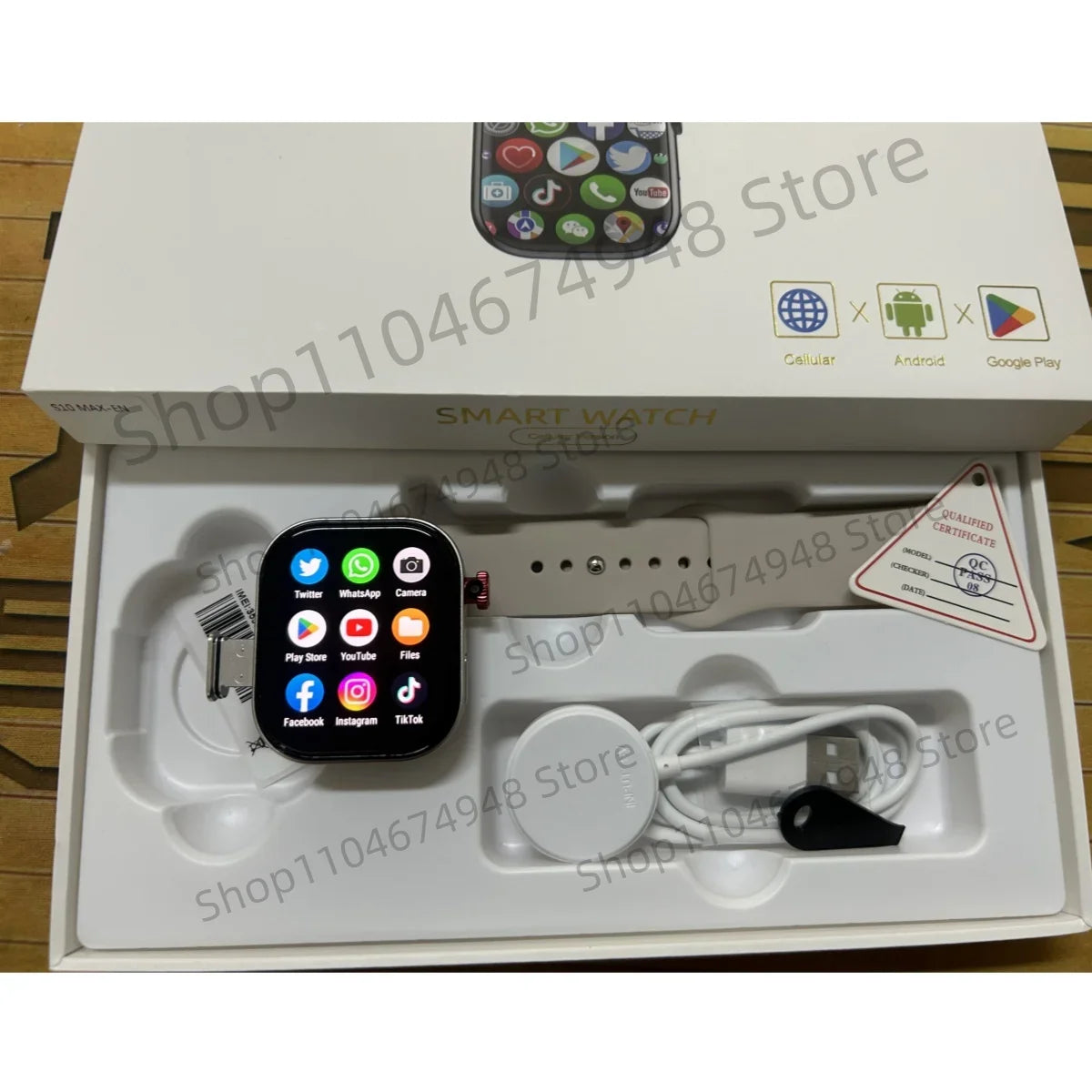 GOLDENSPIKE VP99 4G Smart Watch 2.29" AMOLED GPS 32GB+256GB