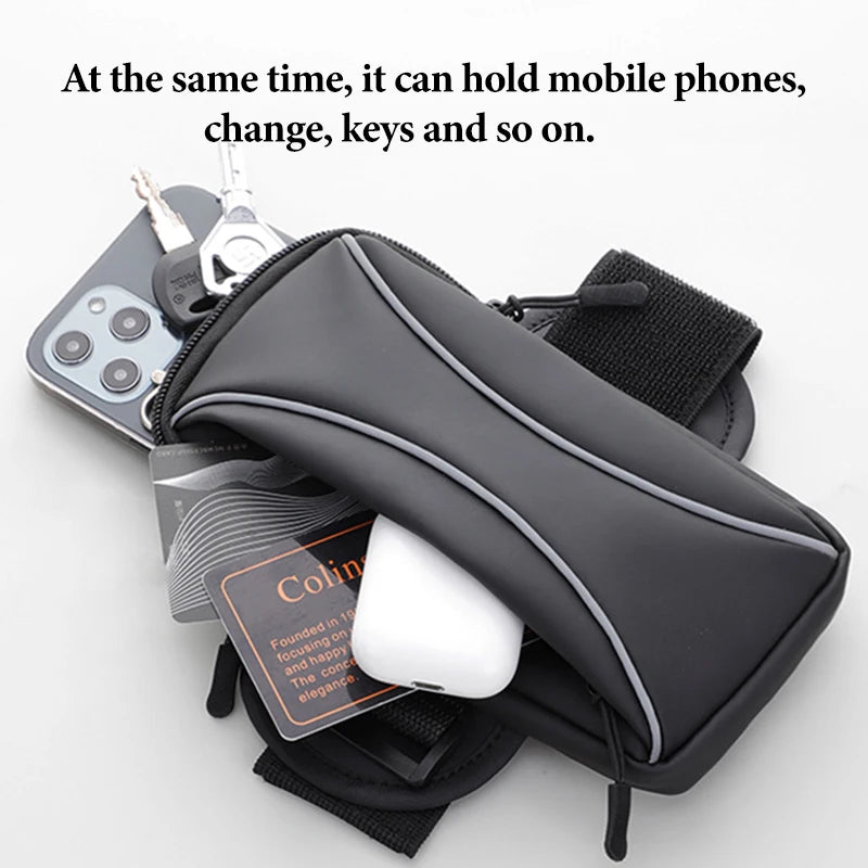 cell phone armband for running racing accessories mini cell phone armband for run arm cell phone holder Mobile phone wrist stand Peaceful Pleasures Health and Wellness