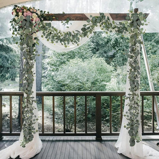 Artificial Green Vine Wall Hanging Décor | 175cm – 1 or 3 Pcs Artificial Vine Decor Peaceful Pleasures Health and Wellness