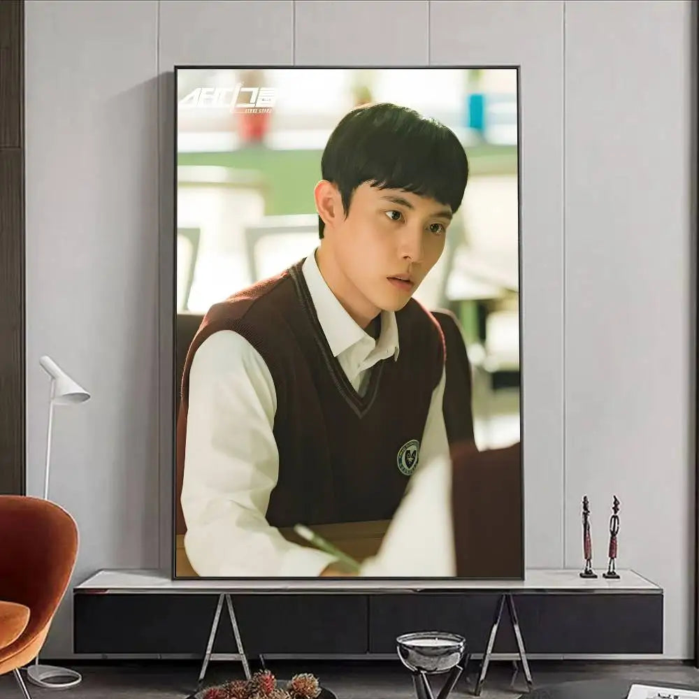 K-Drama Study Group HD Wall Poster | Waterproof PVC Art