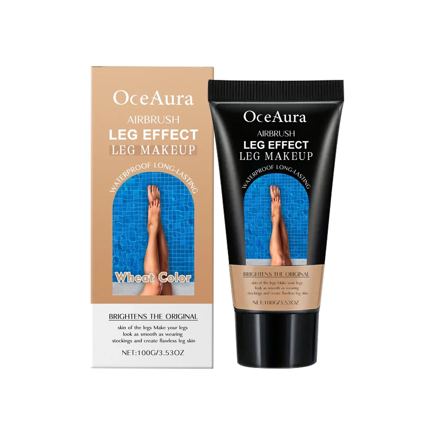 OceAura Leg Foundation Cream – Tan, Cover & Moisturize | 100g