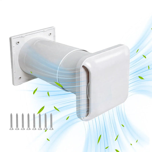 Through-Wall Ventilation Kit – Exhaust & Intake Vent Set Wall Ventilation Kit Peaceful Pleasures Health and Wellness