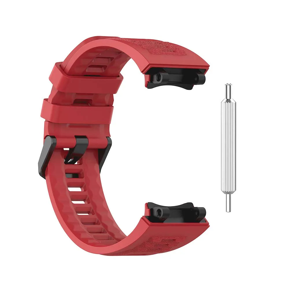 Strap for AMAZFIT T-Rex 2 Replacement for Man Adjustable Sport Strap Band with Removal Tool for Amazfit T Rex 2 |Waterproof Peaceful Pleasures Health and Wellness Red For Amazfit T-Rex 2
