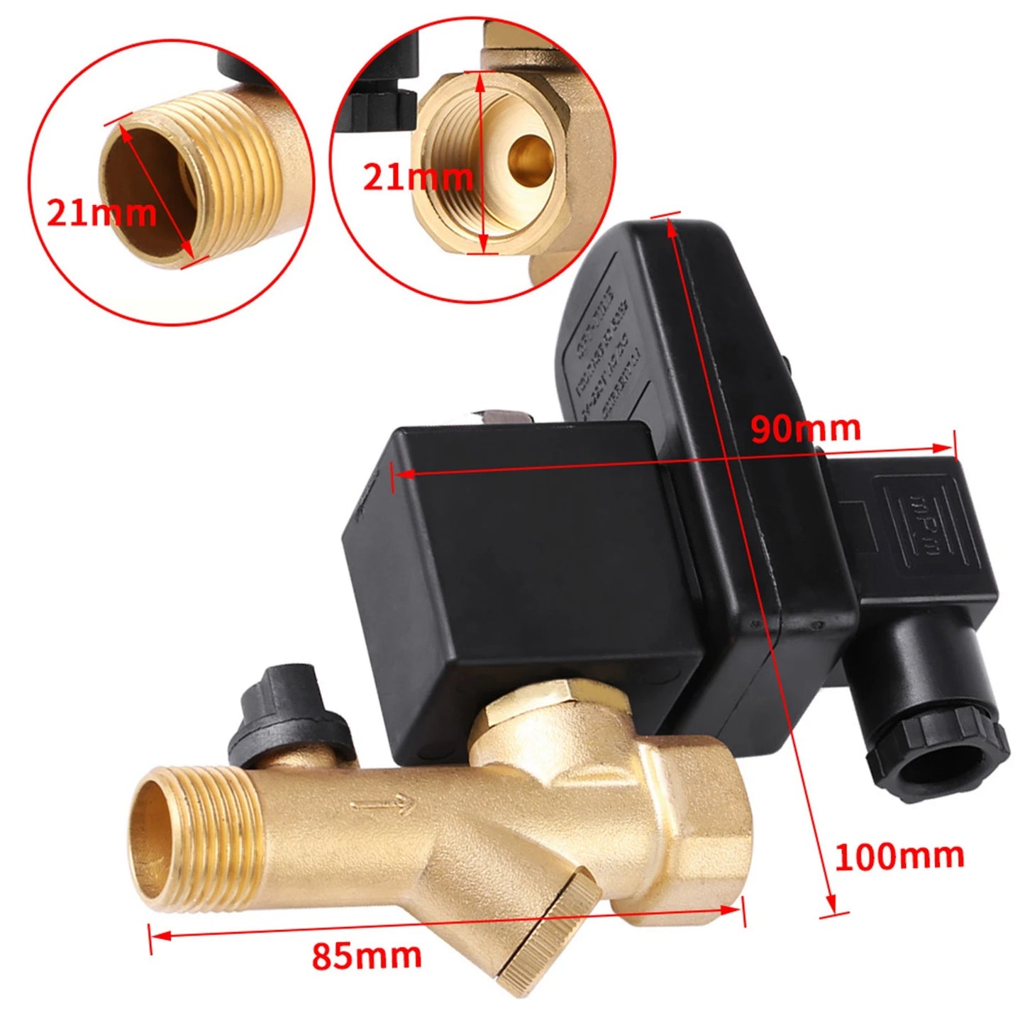 G1 2 DN15 Automatic Electronic Timed Drain Valve Air Condensate
