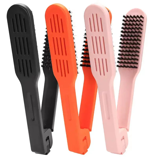 2-in-1 Ceramic Hair Straightener Comb & Styling Brush Hair Styling Brush Peaceful Pleasures Health and Wellness