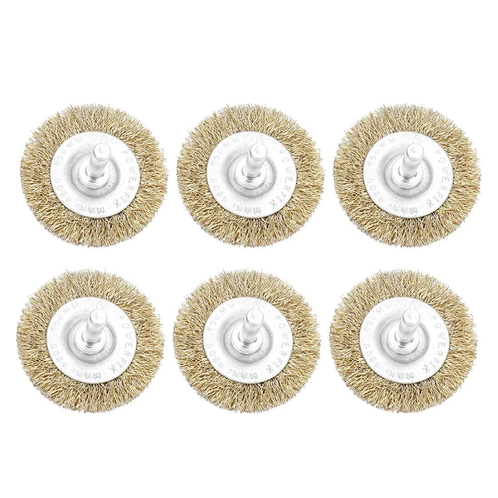 Wire Brush Cup Flat Brushes Drill Wheel Tools