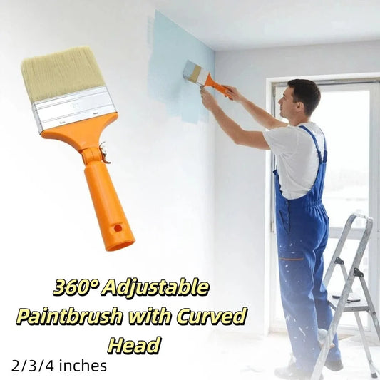 360° Adjustable Paintbrush | Replaceable Curved Head 2/3/4 In Adjustable Paintbrush Oasis Select
