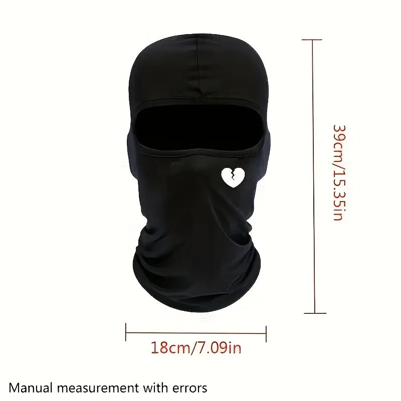 Motorcycle Face Mask Moto Helmet Bandana Hood Ski Neck Full Face Mask Windproof Dustproof Face Shield Men's Biker Mask Peaceful Pleasures Health and Wellness