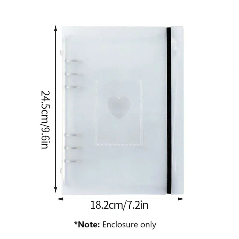 A5 Photocard Holder Kpop Photo Album for Photographs Photo Card Supplies Photocards Binding Binder Cards Skirt Polaroid Bikini 3 Peaceful Pleasures Health and Wellness S2 Photo album cover
