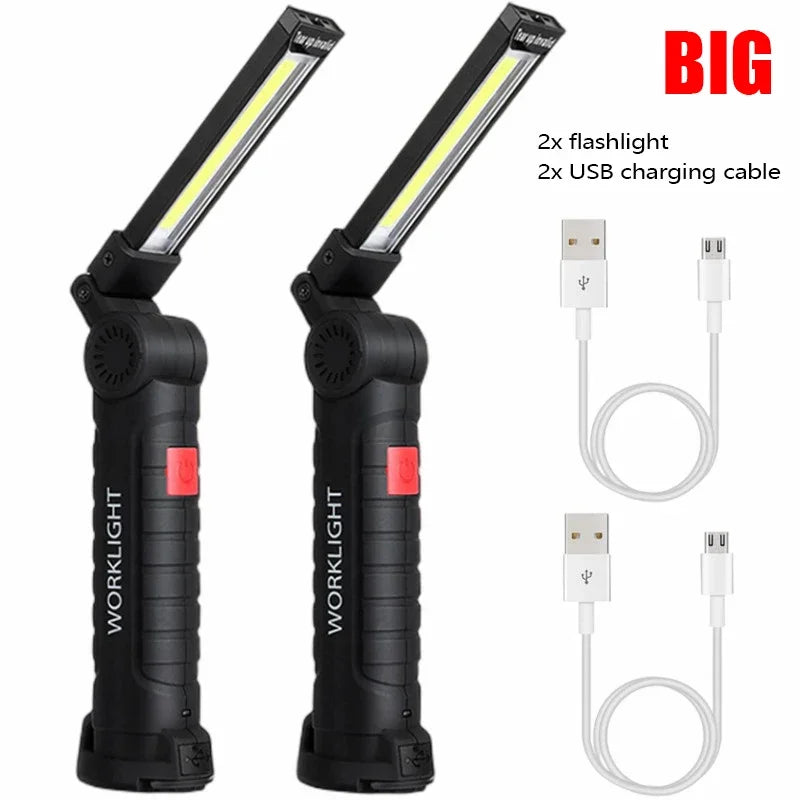 ESMARTER COB LED Rechargeable Work Light | Magnetic 5-Mode