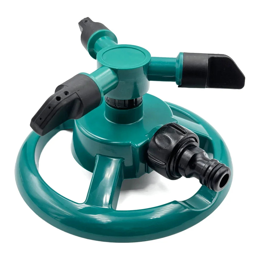 Sprinkler Nozzle 360 Degree Automatic Rotating Water Spray Garden Lawn Automatic Sprinkler Garden Watering Irrigation Supplies Peaceful Pleasures Health and Wellness Green