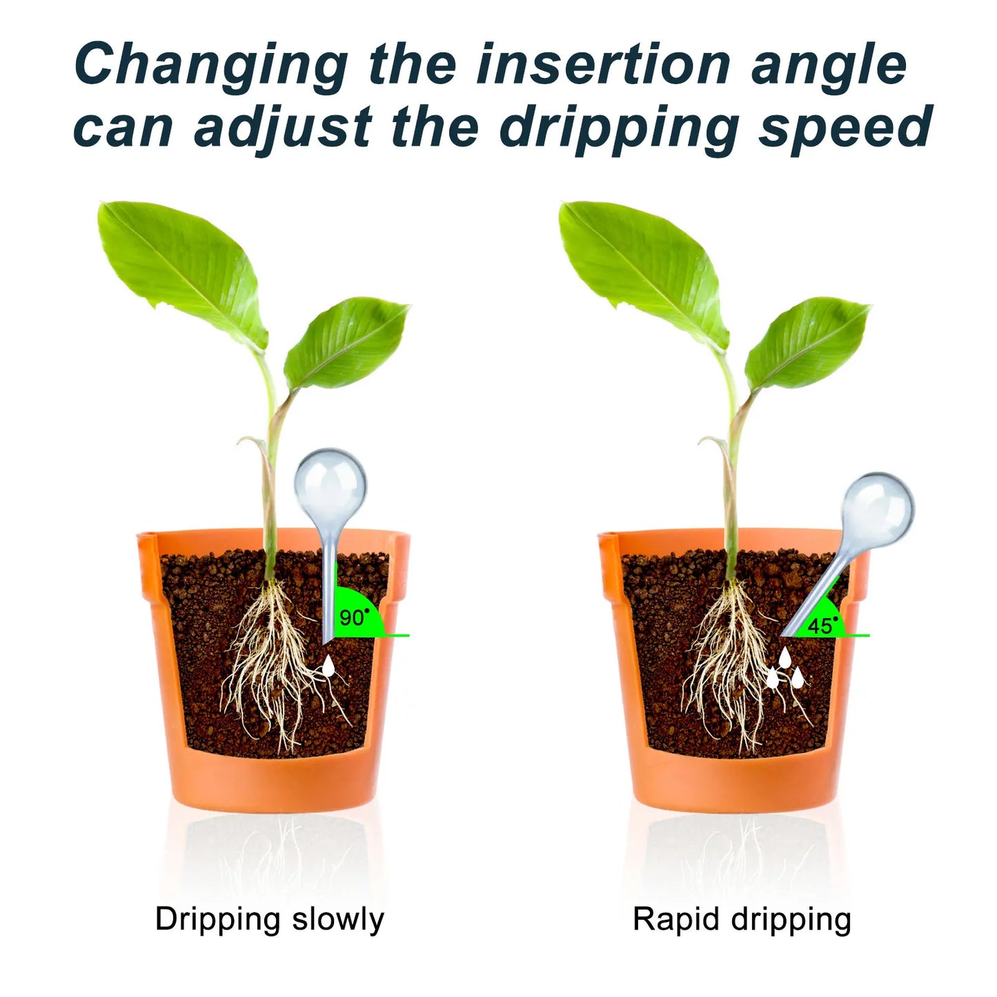 PVC Self-Watering Globe – Plant Watering Bulb for Vacation