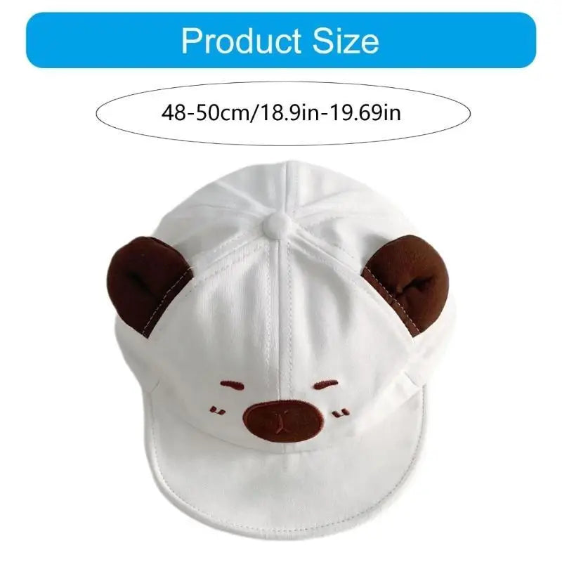 Capybara Baby Sun Hat | Breathable Cotton Baseball Cap for Toddlers