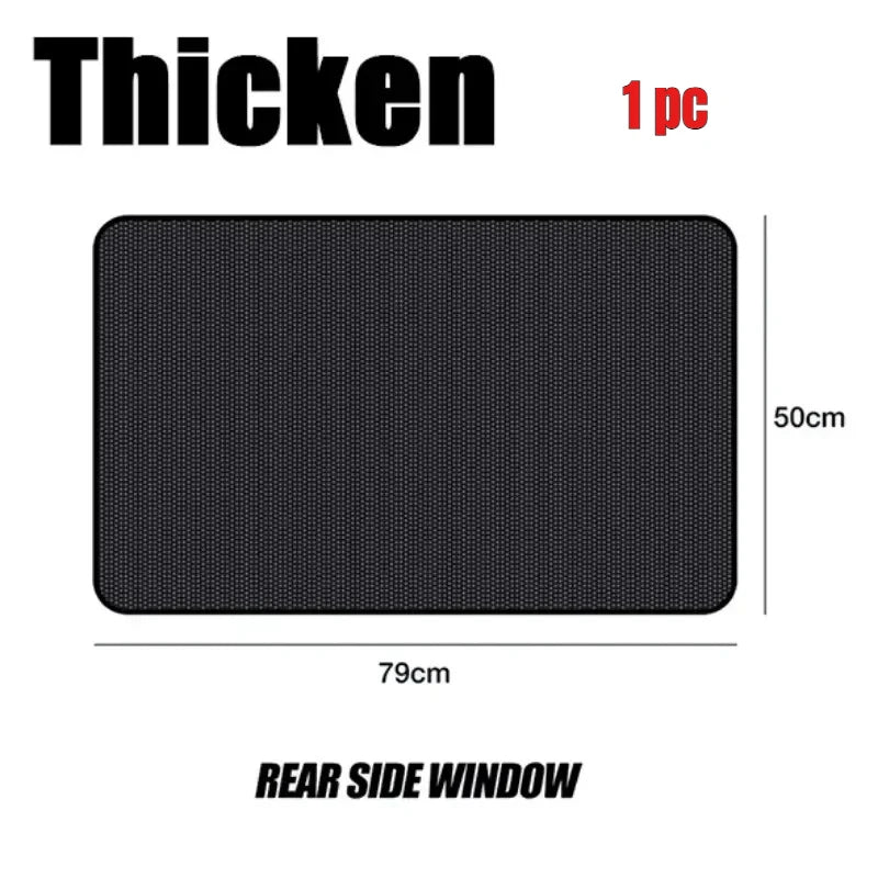 Car 5D Magnetic Mesh Sunshade Heat Insulation Strong Magnetic Adsorption Type Sunscreen Covers Car Side Window Blackout Curtains Peaceful Pleasures Health and Wellness enlarged rear wind