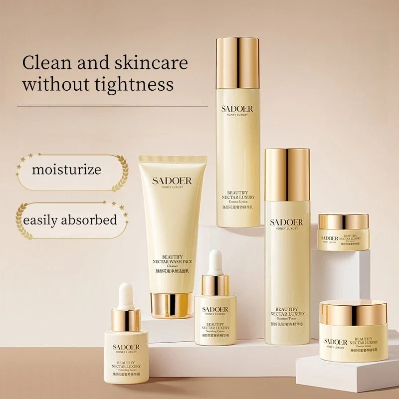 SADOER Flower Nectar 7-Piece Skincare Set | Niacinamide