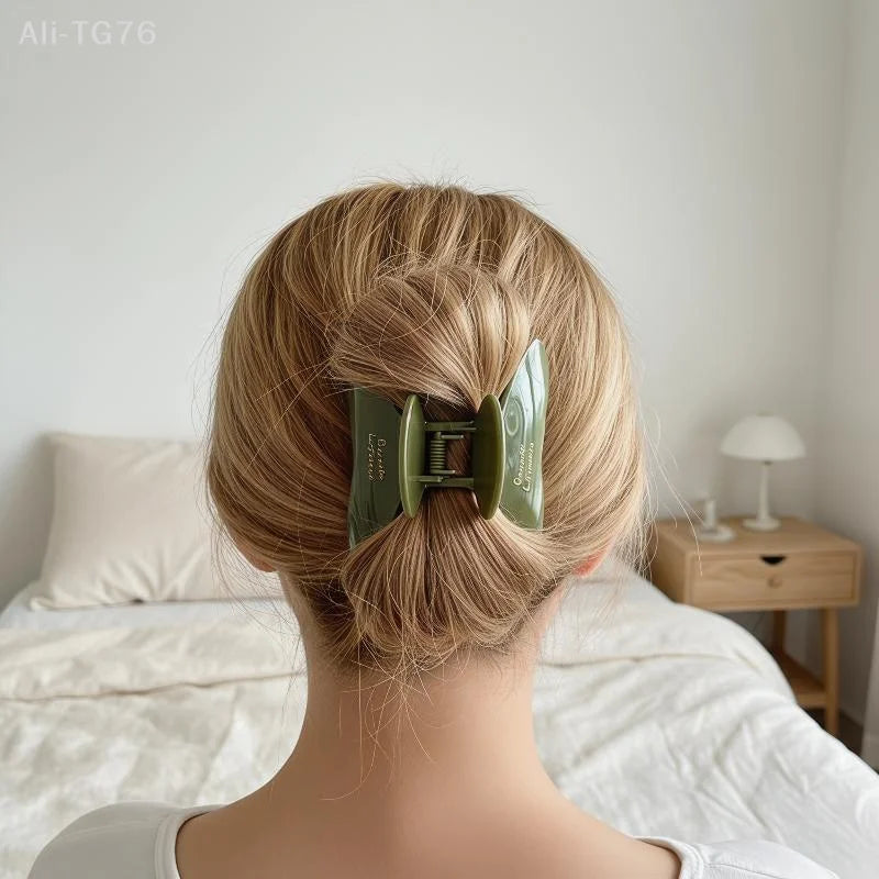Large Crab Hair Clip – Retro Korean Acetate Hair Claw