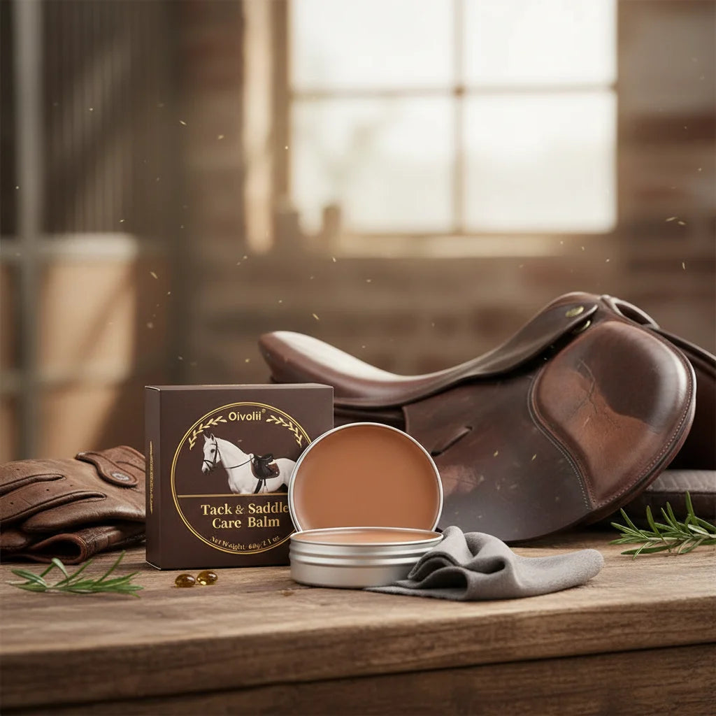 Leather Care Balm For Saddle-Equestrian Supplies With Natural Ingredients Peaceful Pleasures Health and Wellness