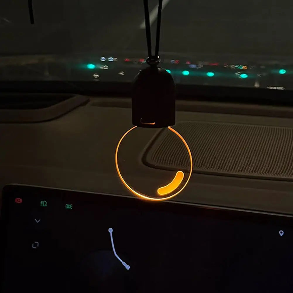 Retro Light Bulb Car Pendant Acrylic Ambient Interior Light