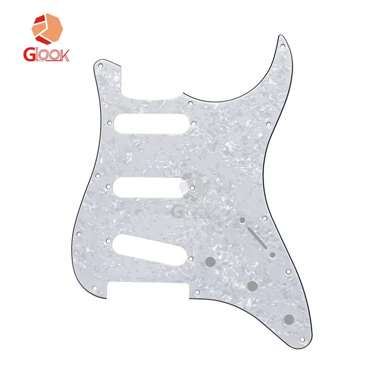 11 Nail Electric Guitar Guard ST SQ Panel Hole Single SSS Meffen