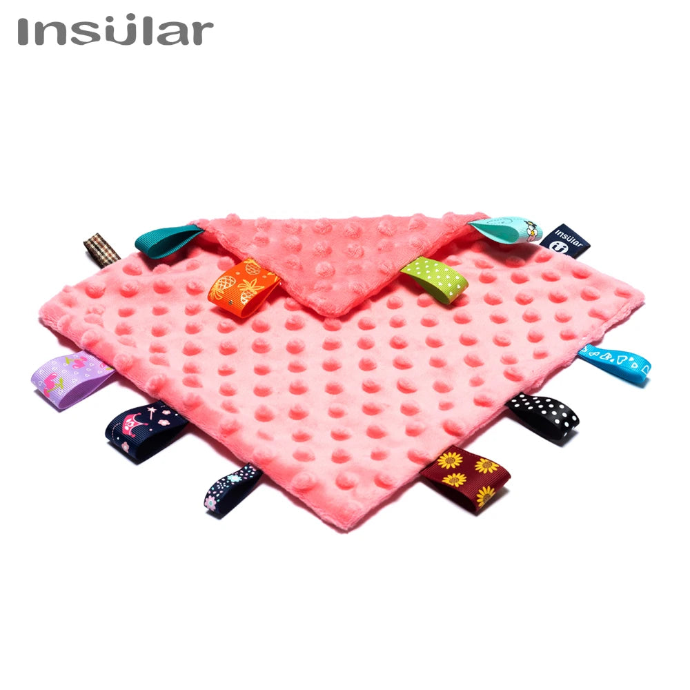 Baby Taggies Comfort Blanket | Soft Soothe Towel for Newborns