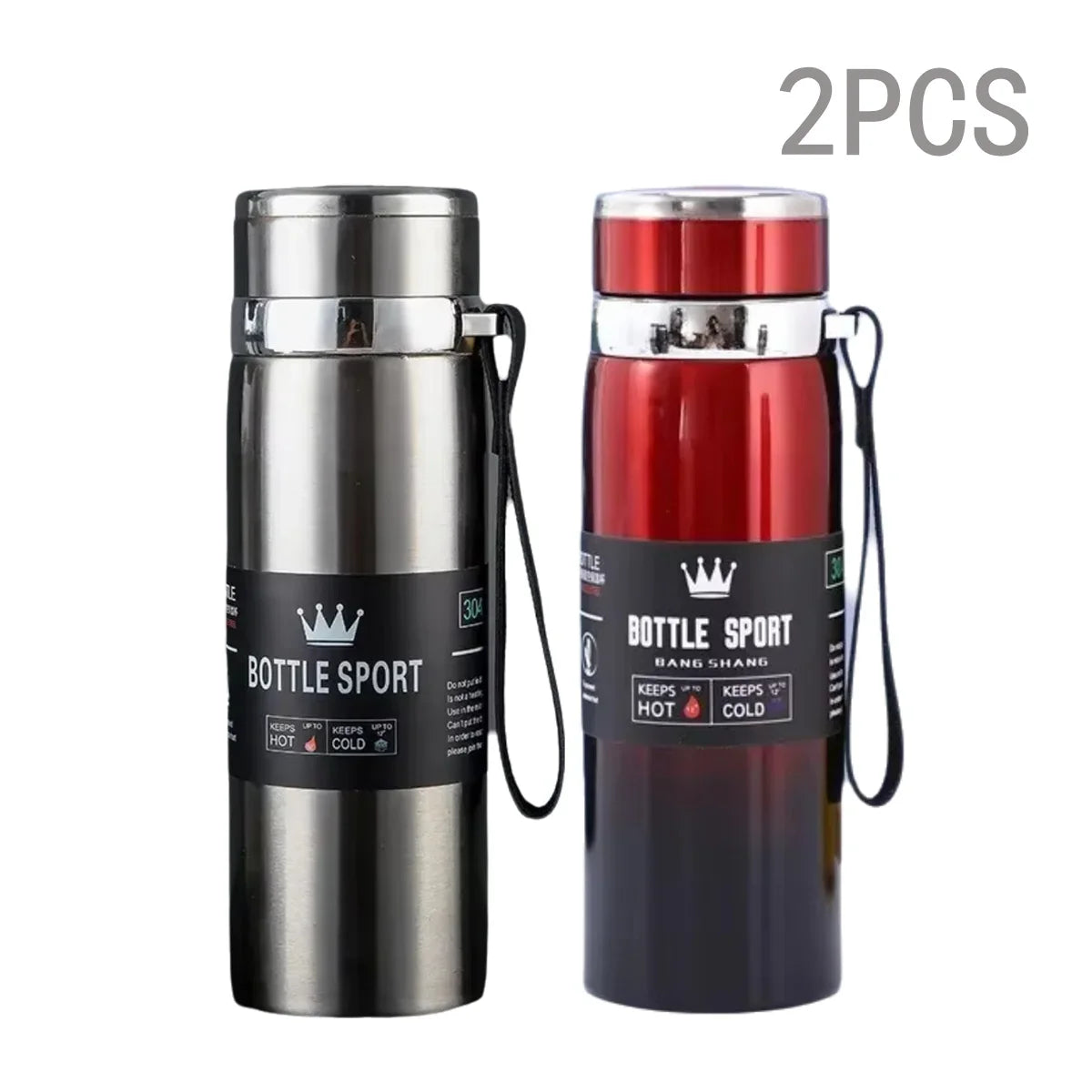 1000ml Stainless Steel Vacuum Thermos Flask – Leakproof
