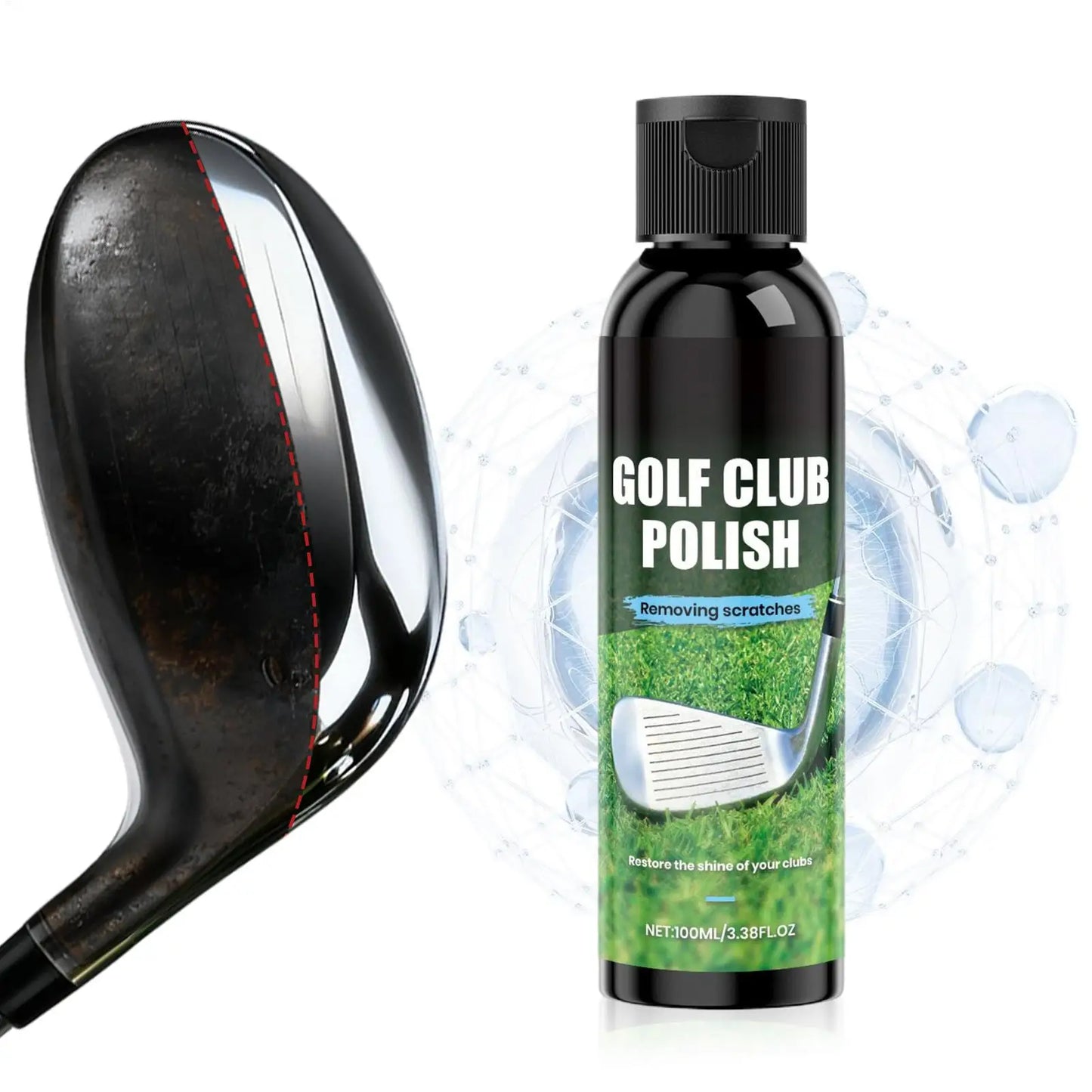 Golf Club Cleaner & Polish 100ml | Scratch Repair Solution