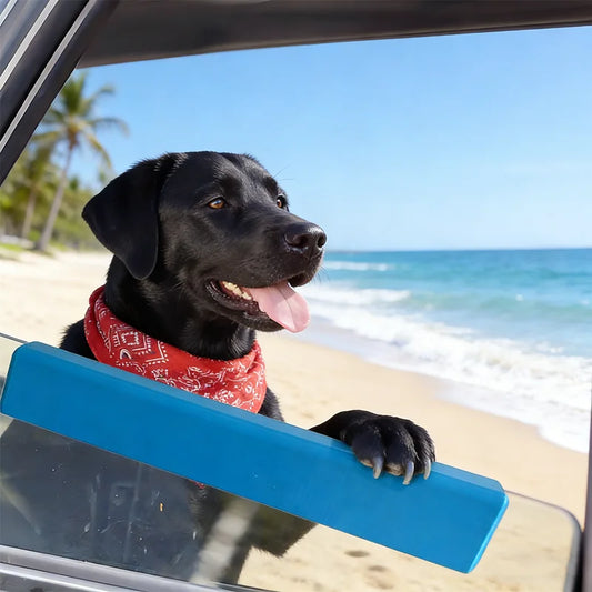 Dog Car Window Chin Rest Foam Cushion 25cm – Blue Pet Travel Cushion Peaceful Pleasures Health and Wellness