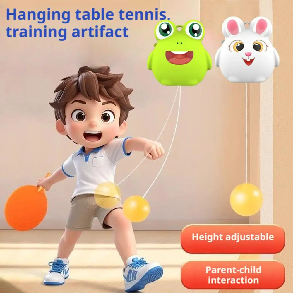 Hanging Table Tennis Training Set – 2 Rackets & 3 Balls