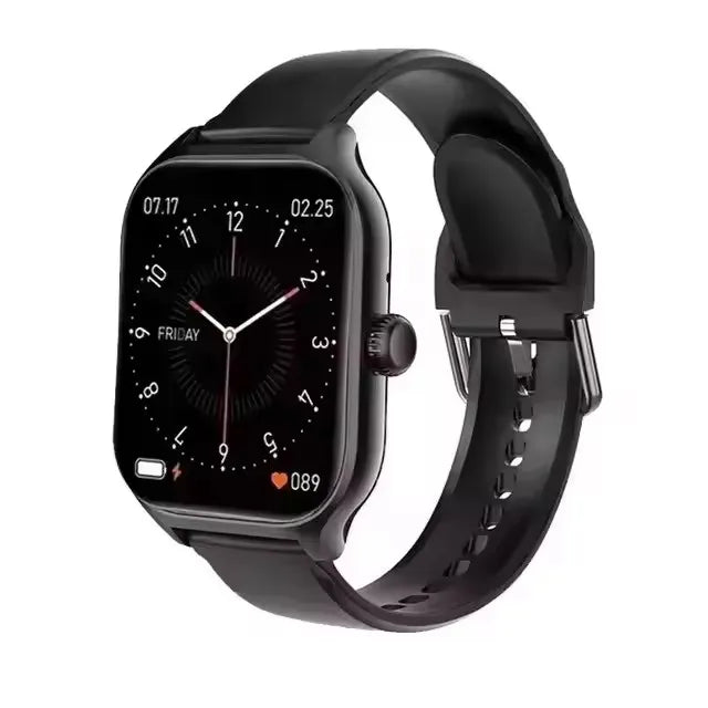 2026 Smart Watch Android IOS Phone 2.01 Inch Color Screen Bluetooth Answer Call Fitness Watches Tracker Smartwatch Women Men New Peaceful Pleasures Health and Wellness Black