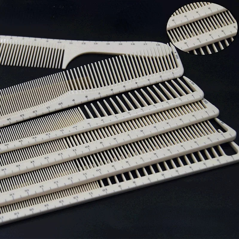 1PC High Quality Laser Scale Hair Comb Professional Hairdressing Comb Hair Brushes Salon Hair Cutting Styling Tools Barber Comb Peaceful Pleasures Health and Wellness
