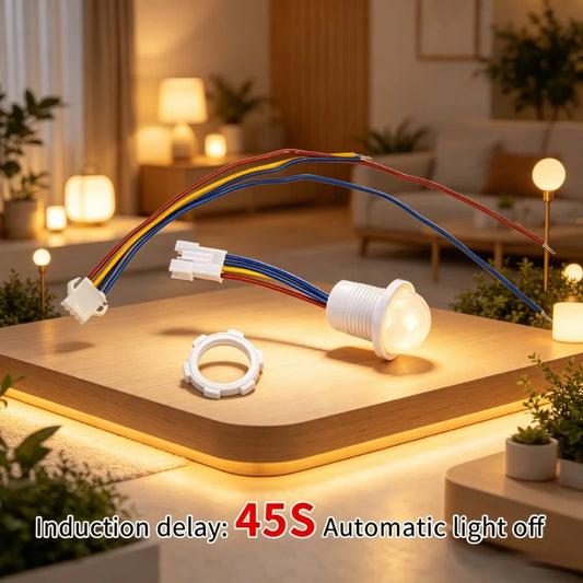 PIR Motion Sensor Light Switch 110V 220V | Auto IR Sensor Motion Sensor Switch Peaceful Pleasures Health and Wellness
