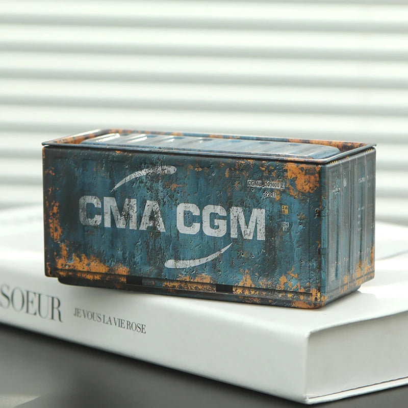Mini Iron Storage Box Creative Decoration Collect Small Items