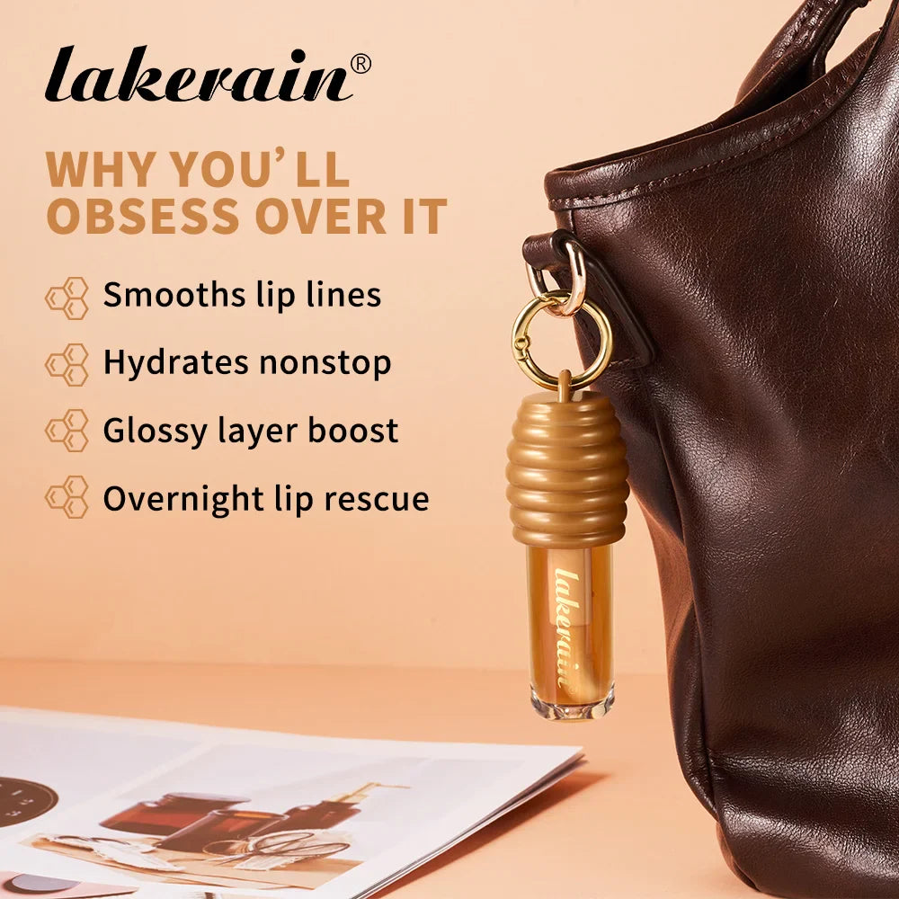 Lakerain Lip Honey Gloss – Hydrating, Plumping & Non-Sticky