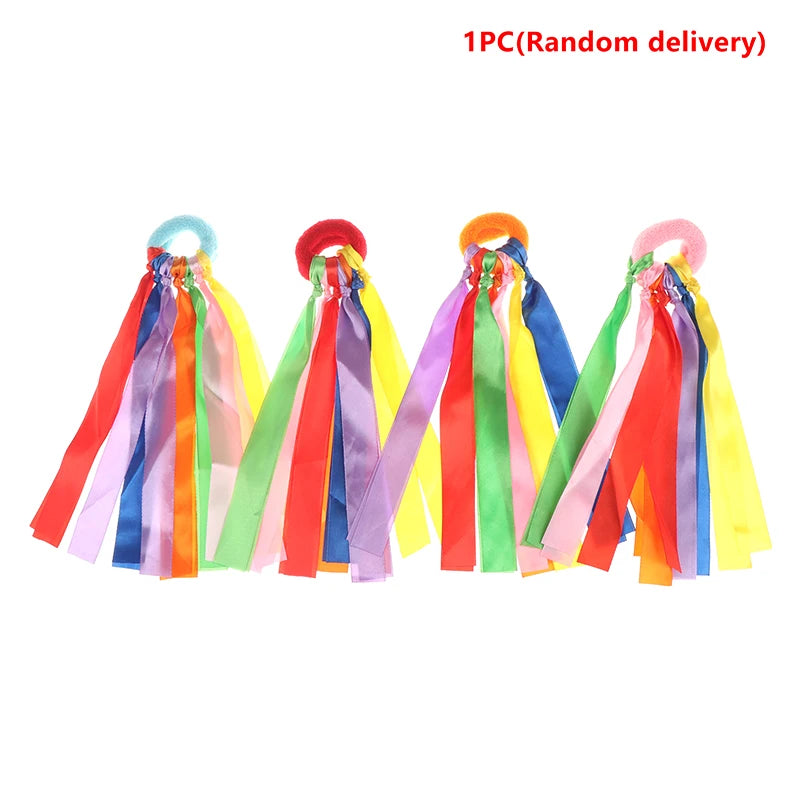 Kids Cheerleading Wrist Ribbon Pom Bracelet | Dance & Sports Prop