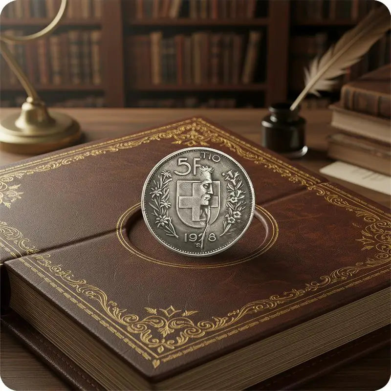 Switzerland 1928 5 FR Silver Commemorative Challenge Coin Medal