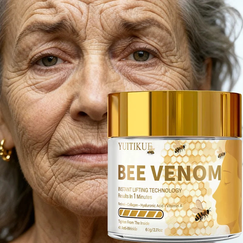 YUITIKUE Bee Venom Face Cream 60g | Lift, Firm & Anti-Wrinkle Anti-Aging Face Cream Peaceful Pleasures Health and Wellness