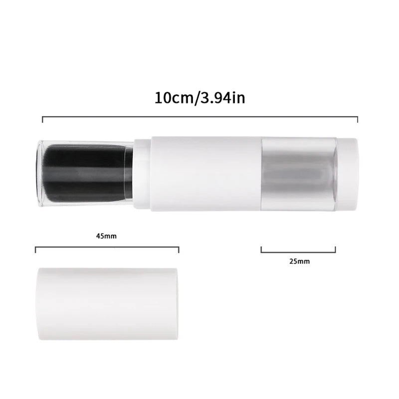Multi-functional 2 in 1 Foundation Brush Makeup Brush Empty Travel Blush with Refillable Loose Powder Bottle Makeup Beauty Tools Peaceful Pleasures Health and Wellness